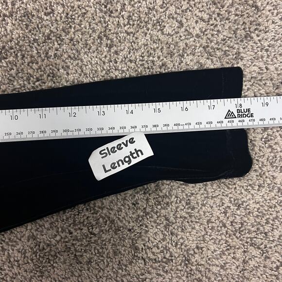 NWT‎ SOFT SURROUNDINGS Women's S Black Velvet Alyssa Knit Surplice V-Neck Top - Picture 10 of 12